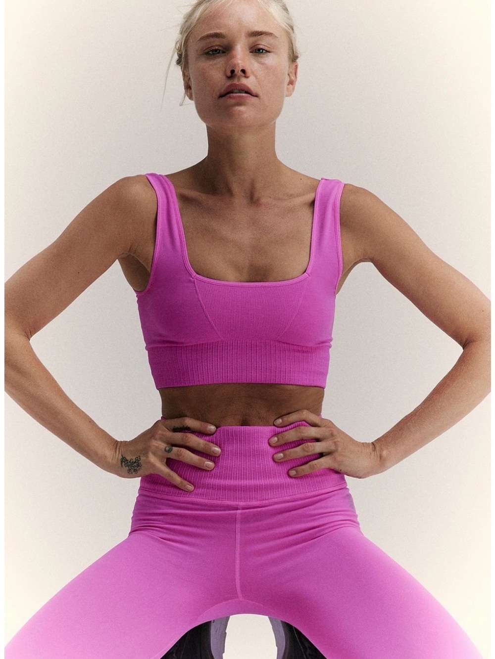 FP Movement by Free People Hot Pink Seamless Sports Bralette